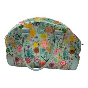 Paperchase Floral Overnight Gym Travel Bag Colorful Garden Print